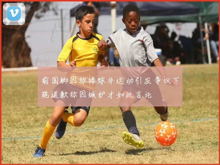 前国脚因称棒球非运动引发争议下跪道歉称因嫉妒才如此言论